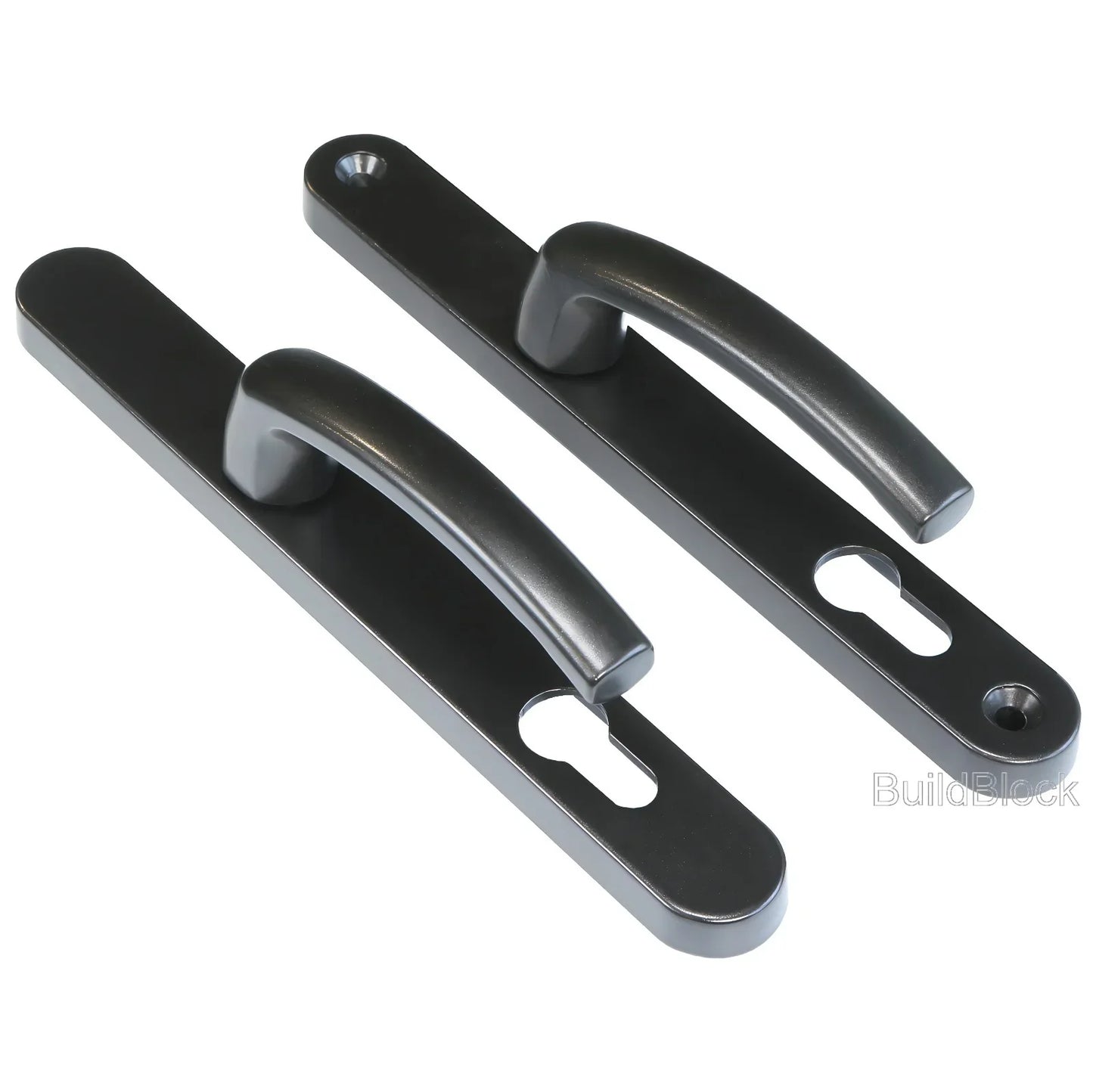 High Quality Black Sprung Door Handle set - Build Block Online Ltd