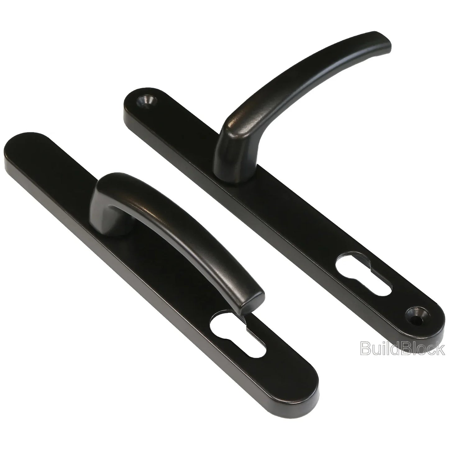 High Quality Black Sprung Door Handle set - Build Block Online Ltd