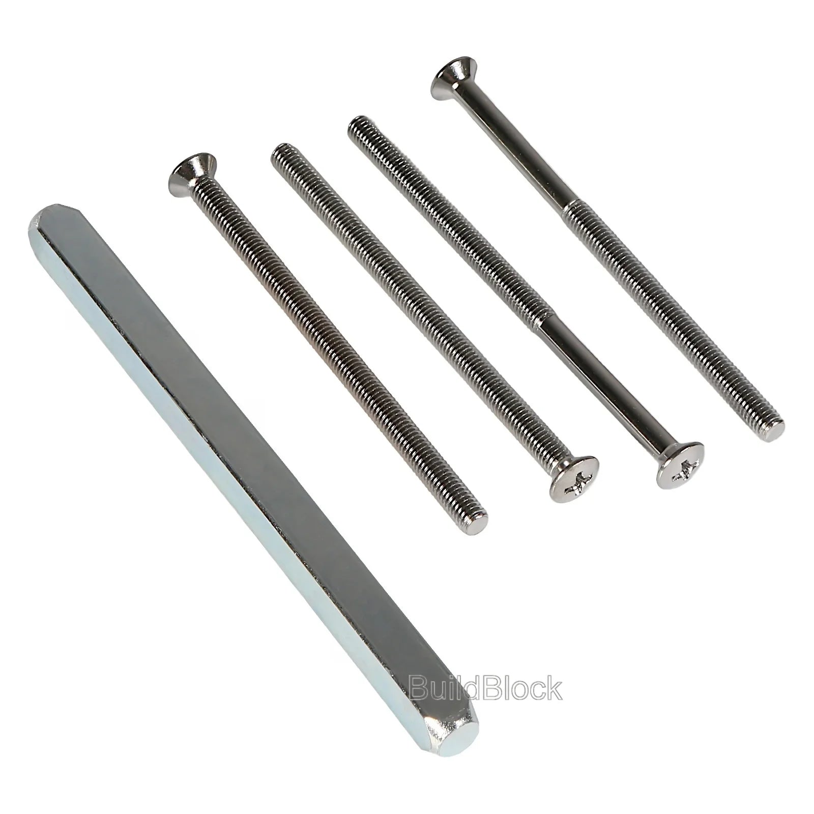 PVD Polished Chrome Door Handles - Build Block Online Ltd