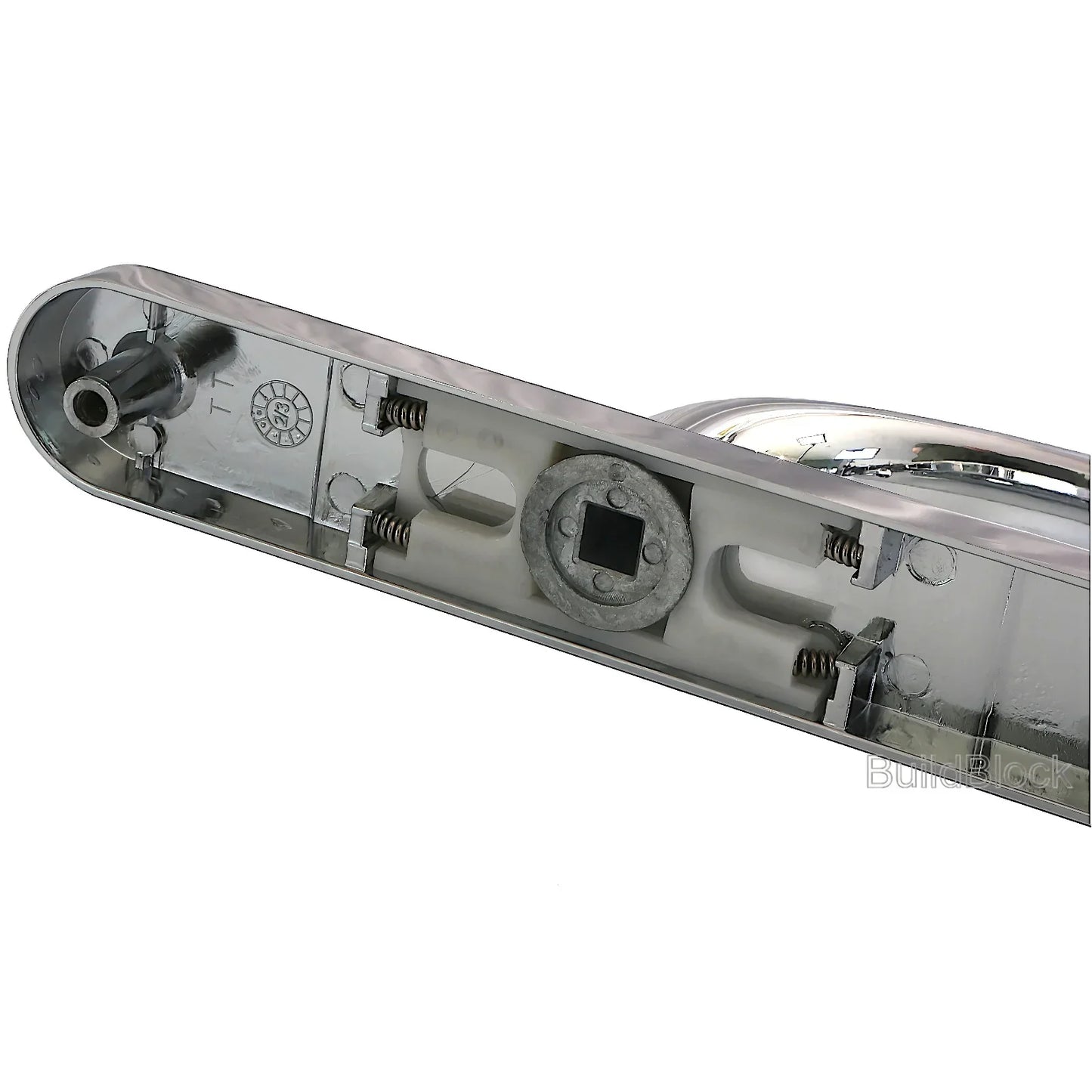 PVD Polished Chrome Door Handles - Build Block Online Ltd
