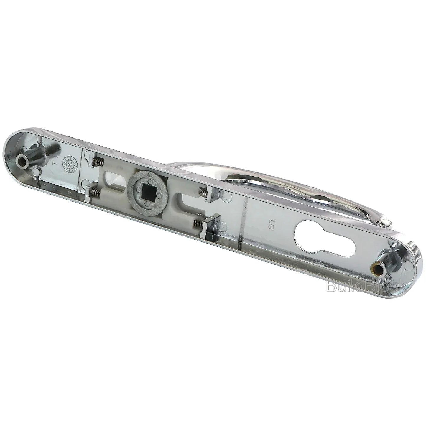 PVD Polished Chrome Door Handles - Build Block Online Ltd