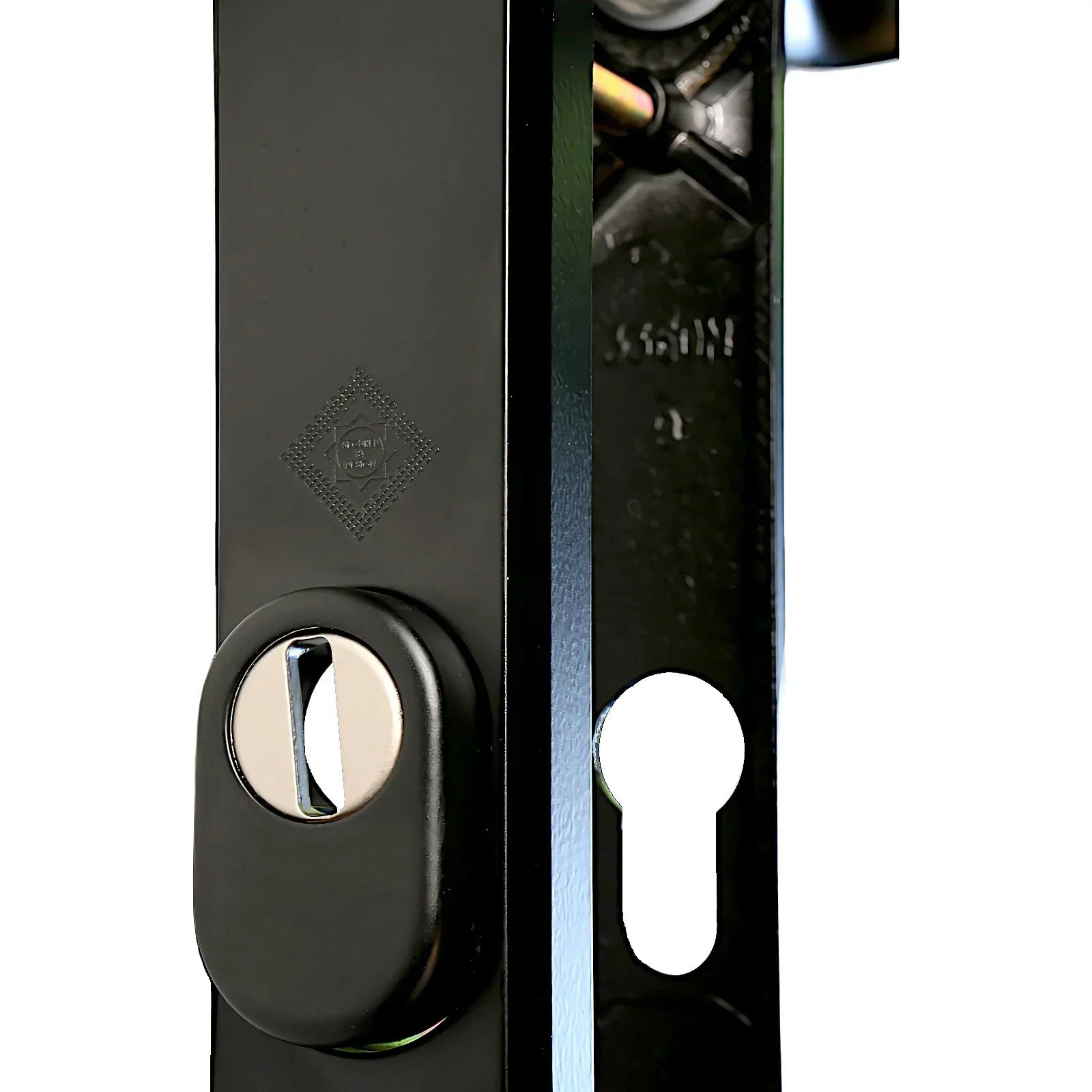 Very High Quality White Security Hoppe Door Handle set - Build Block Online Ltd