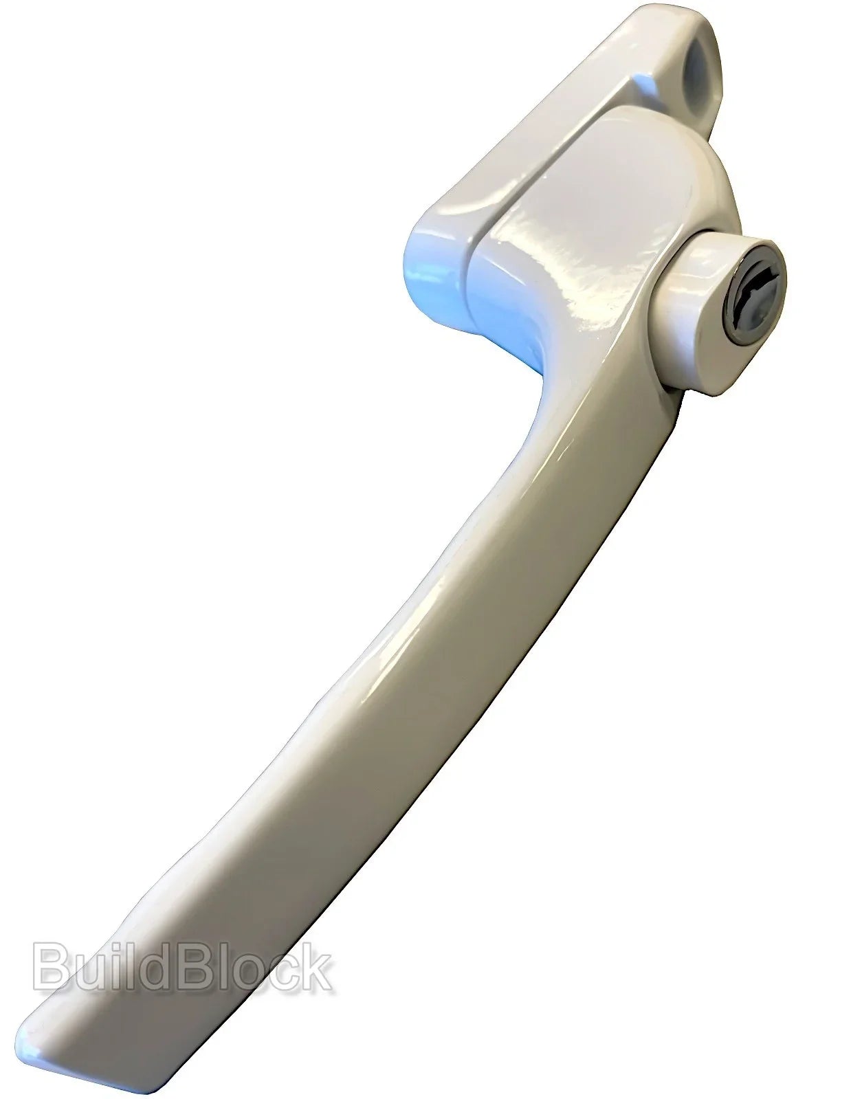 White Window Handle with 13 interchangeable spindle - Build Block Online Ltd