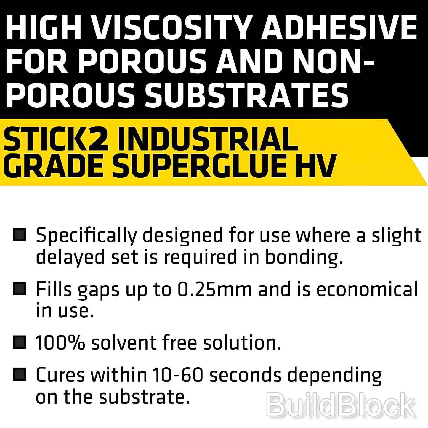 Industrial Super Glue - Build Block Online Ltd
