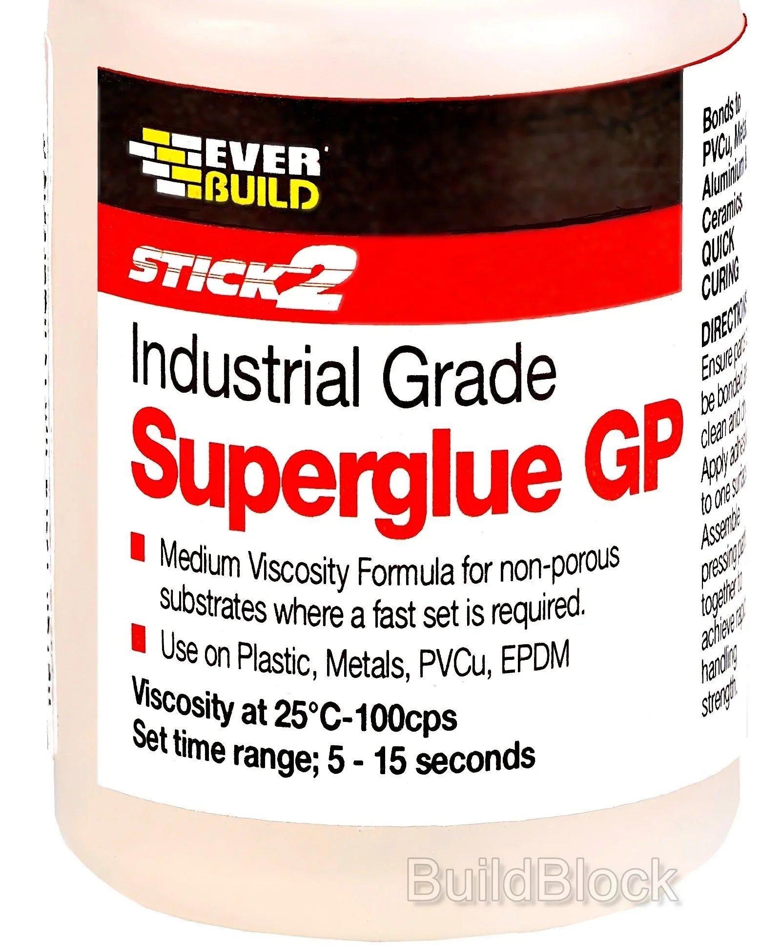 Industrial Super Glue - Build Block Online Ltd
