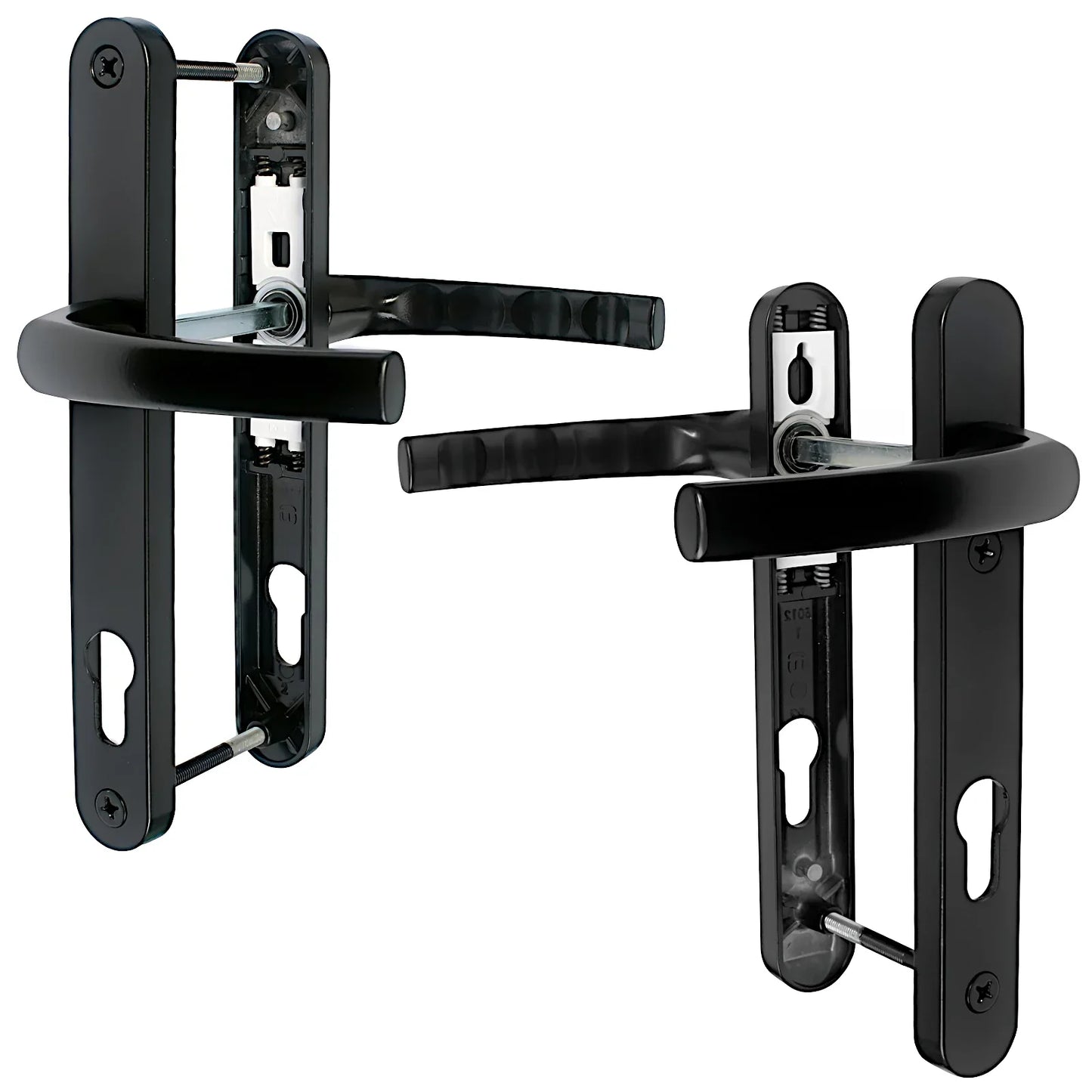High Quality Black Sprung Door Handle set - Build Block Online Ltd