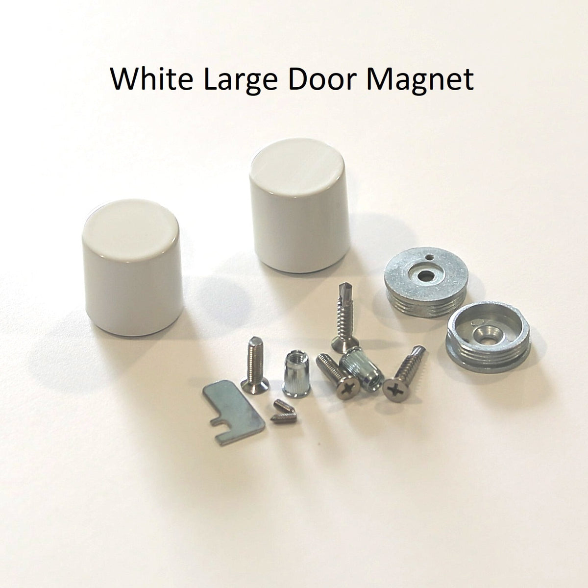 Bifold door magnetic catch - White