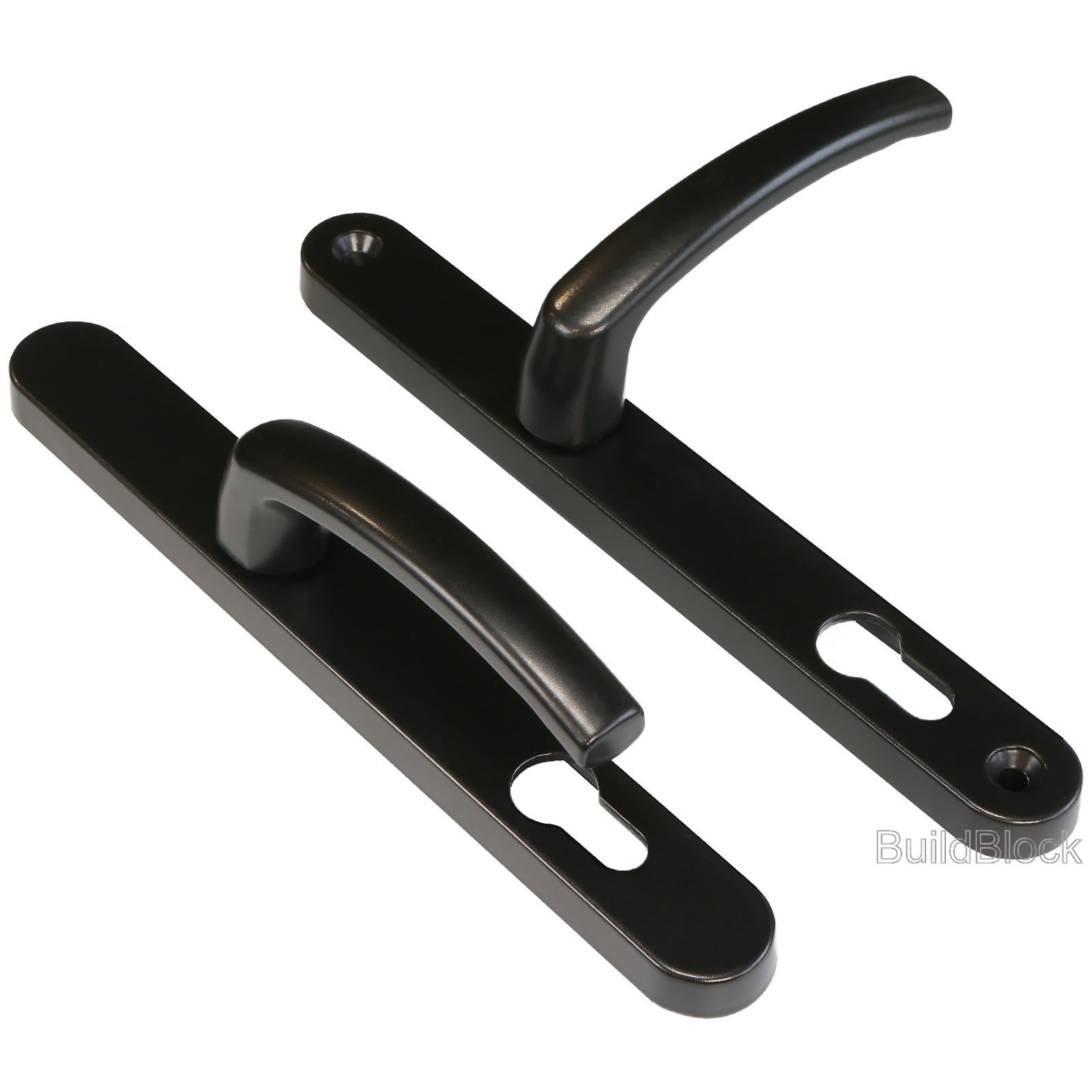High Quality Black Sprung Door Handle set - Build Block Online Ltd
