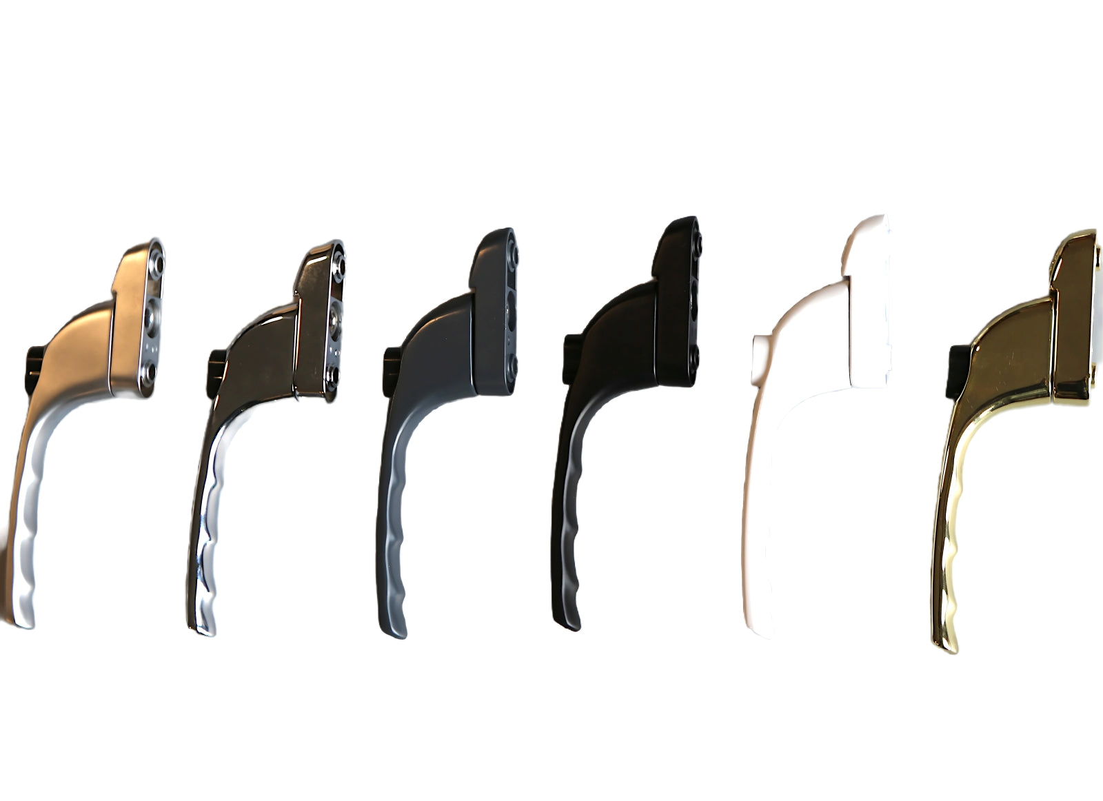 Satin Silver Window Handle with interchangeable spindles - Build Block Online Ltd