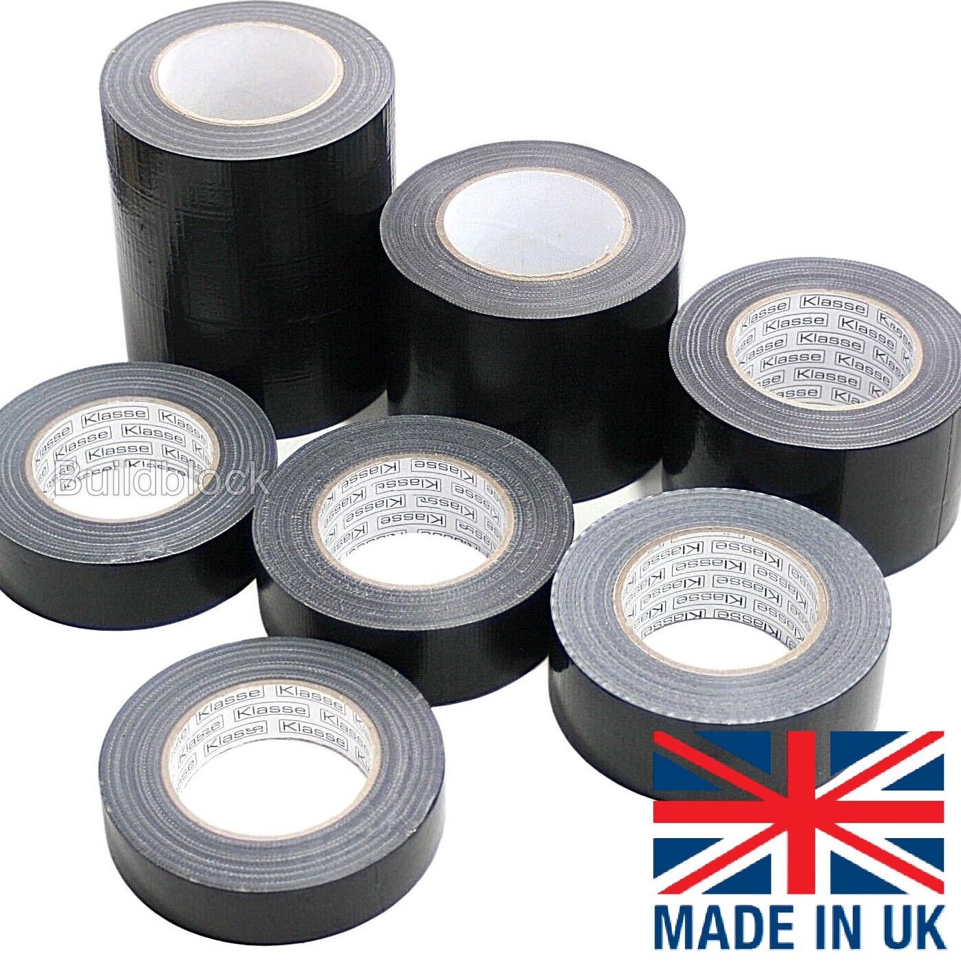 Black Cloth Tape - Build Block Online Ltd