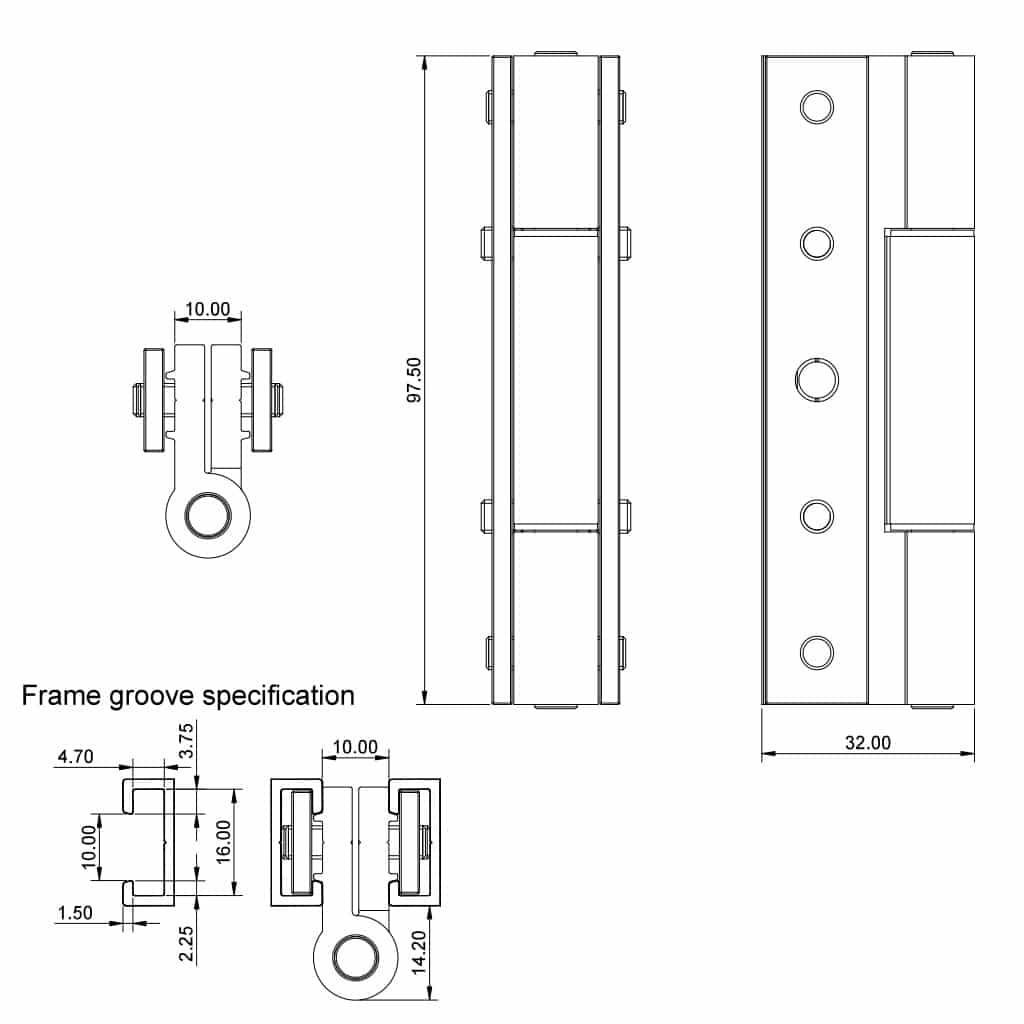 Bifold Door Hinges