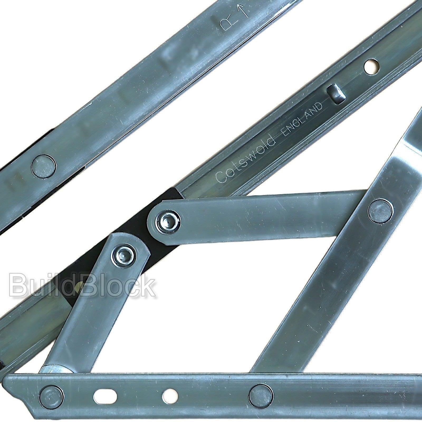 12" Top Hung Pair of Window Hinges - Build Block Online Ltd