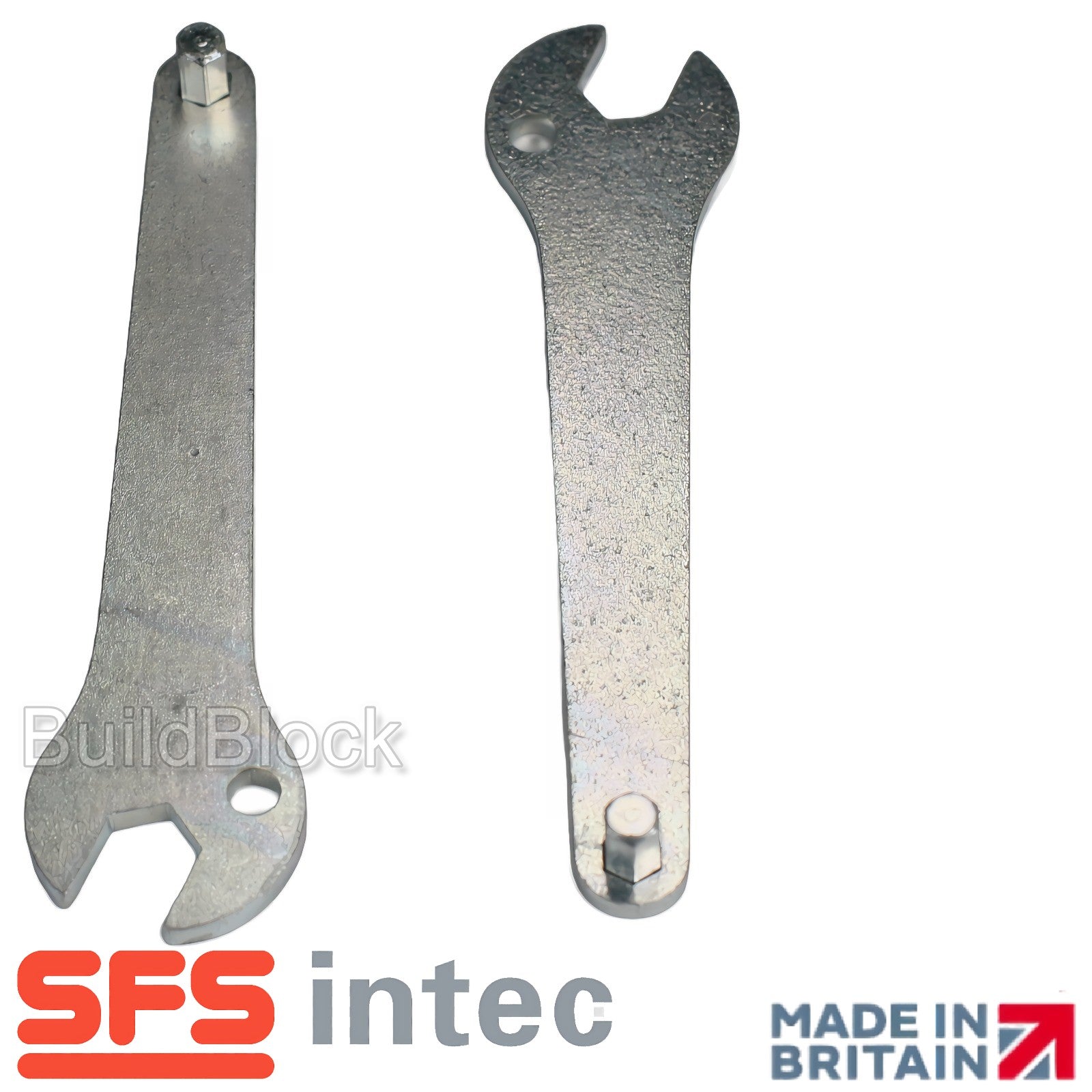 SFS Jig tool - 9mm hinge spanner with 5mm hexagon bar - Build Block Online Ltd