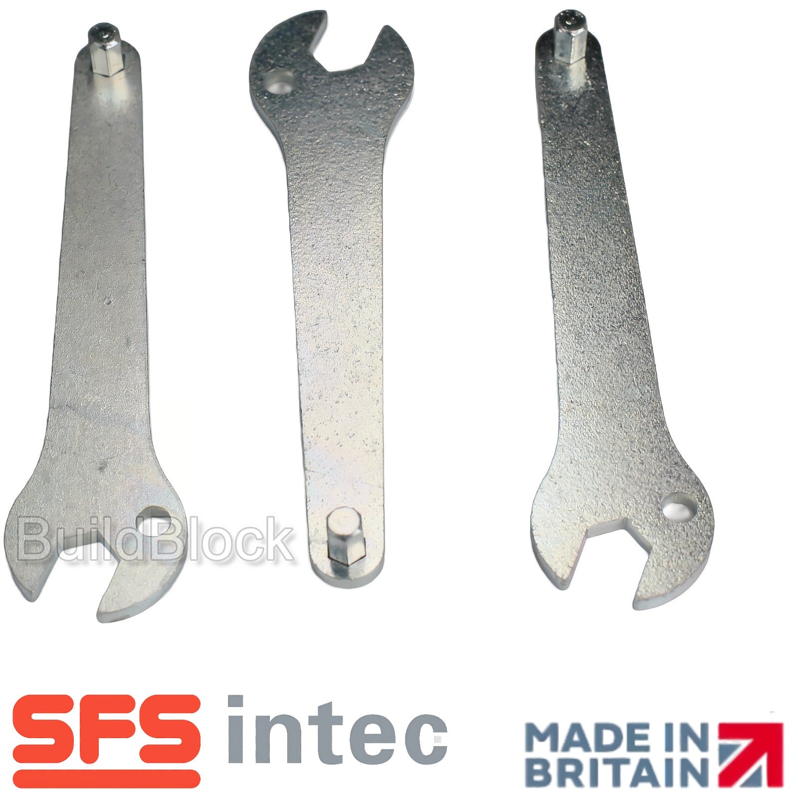 SFS Jig tool - 9mm hinge spanner with 5mm hexagon bar - Build Block Online Ltd
