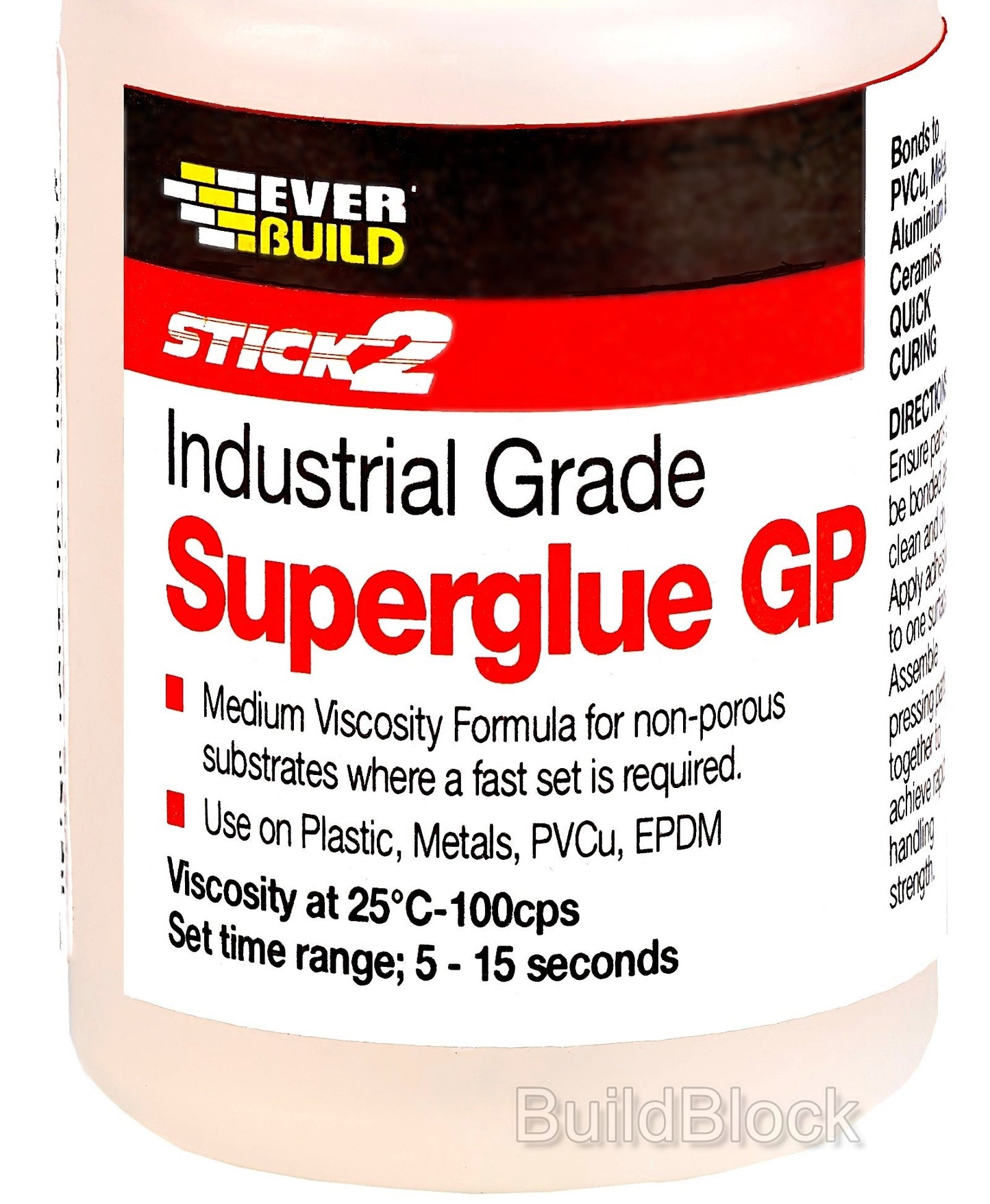 Industrial Super Glue - Build Block Online Ltd