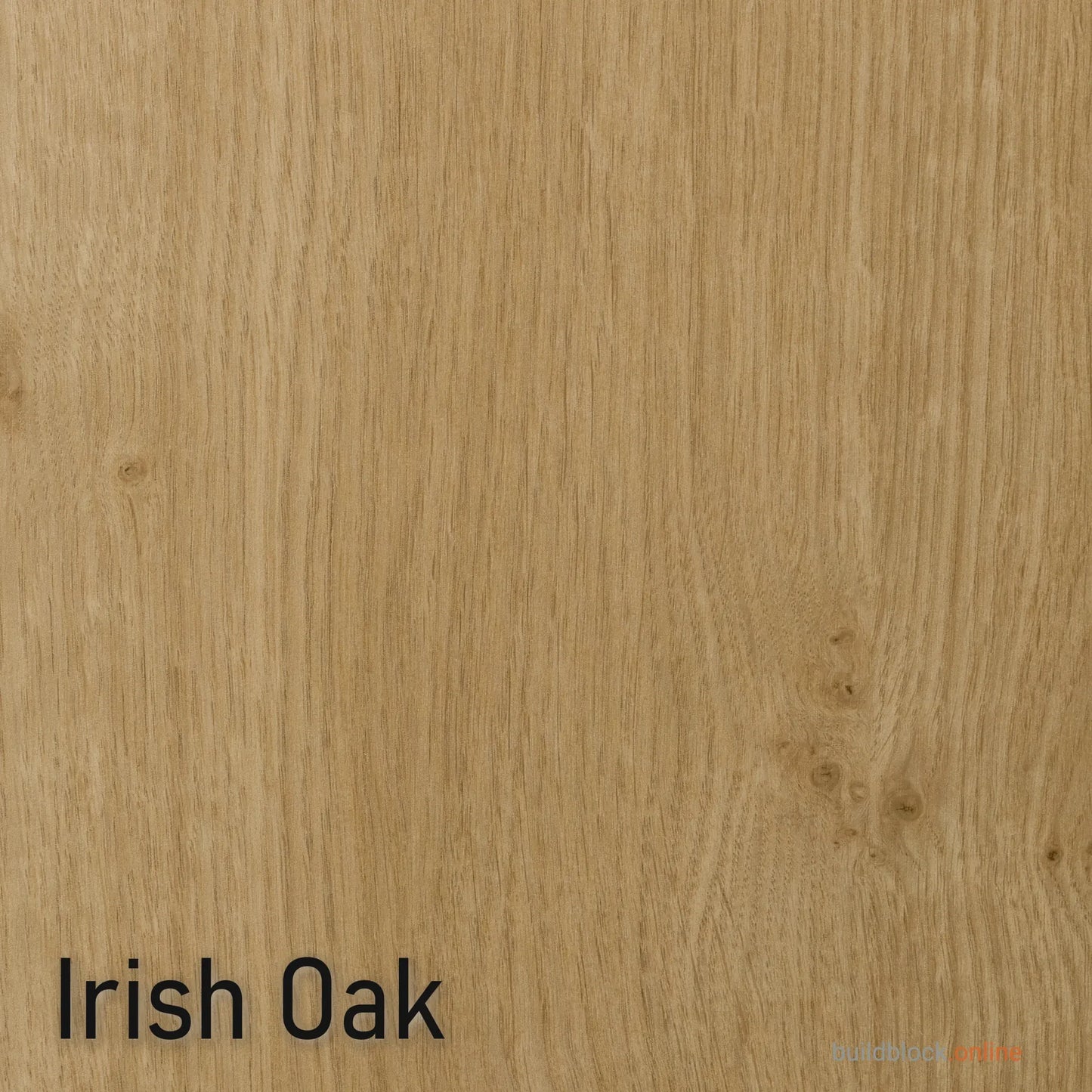 Irish Oak Renolit woodgrain foil swatch - the finish of the Irish Oak uPVC door weather bar