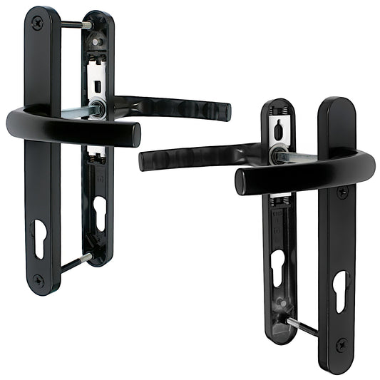 High Quality Black Sprung Door Handle set - Build Block Online Ltd