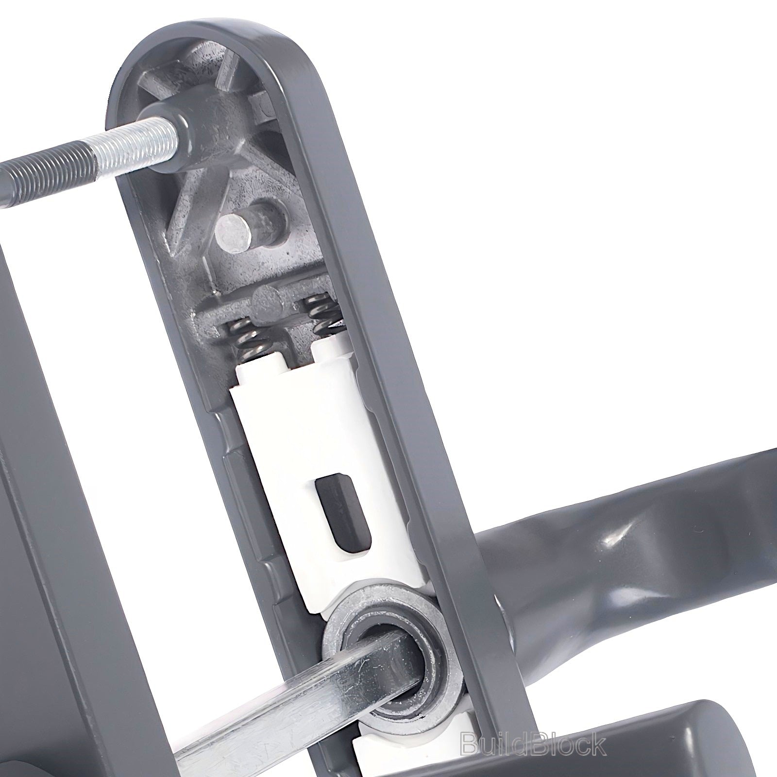 High Quality Anthracite Grey Sprung Door Handle set - Build Block Online Ltd